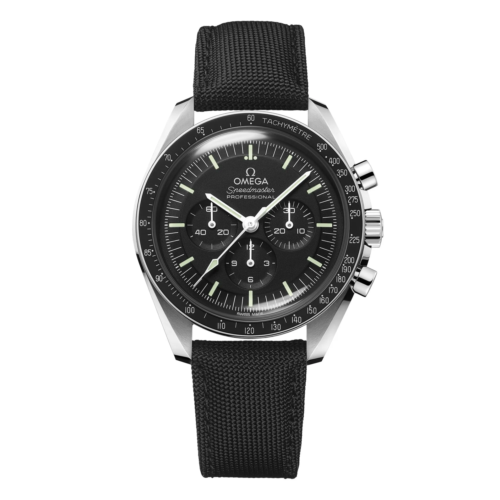 OMEGA Speedmaster Moonwatch Professional Co-Axial Master Chronometer Chronograph 42mm with Black Nylon Strap