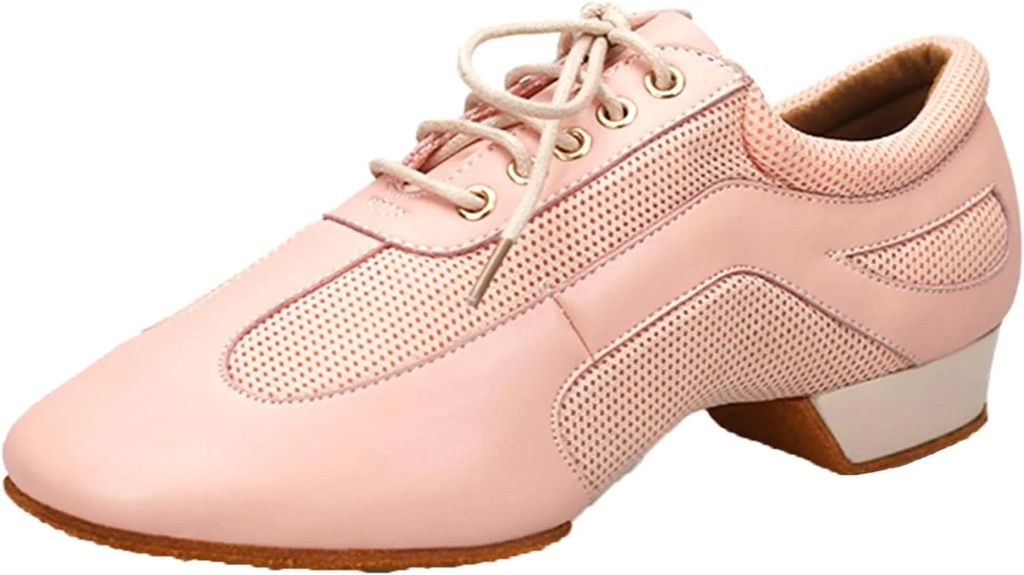 ONAIC Women's Latin Dance Shoes Professional Ballroompractice Performance Shoes Modern Dancing Shoes 2.5 CM Heel