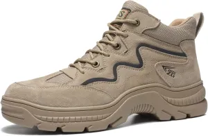 ORISTACO Steel Toe Tactical Boots, Lightweight Camouflage Jungle Construction Work Safety Sneakers