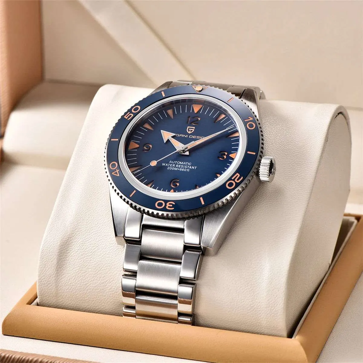 Pagani Design Retro Seamaster 300 Automatic Homage Watches