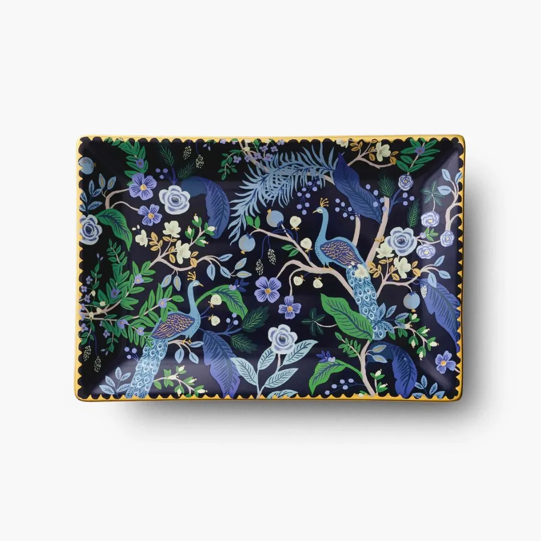 Peacock Catchall Tray