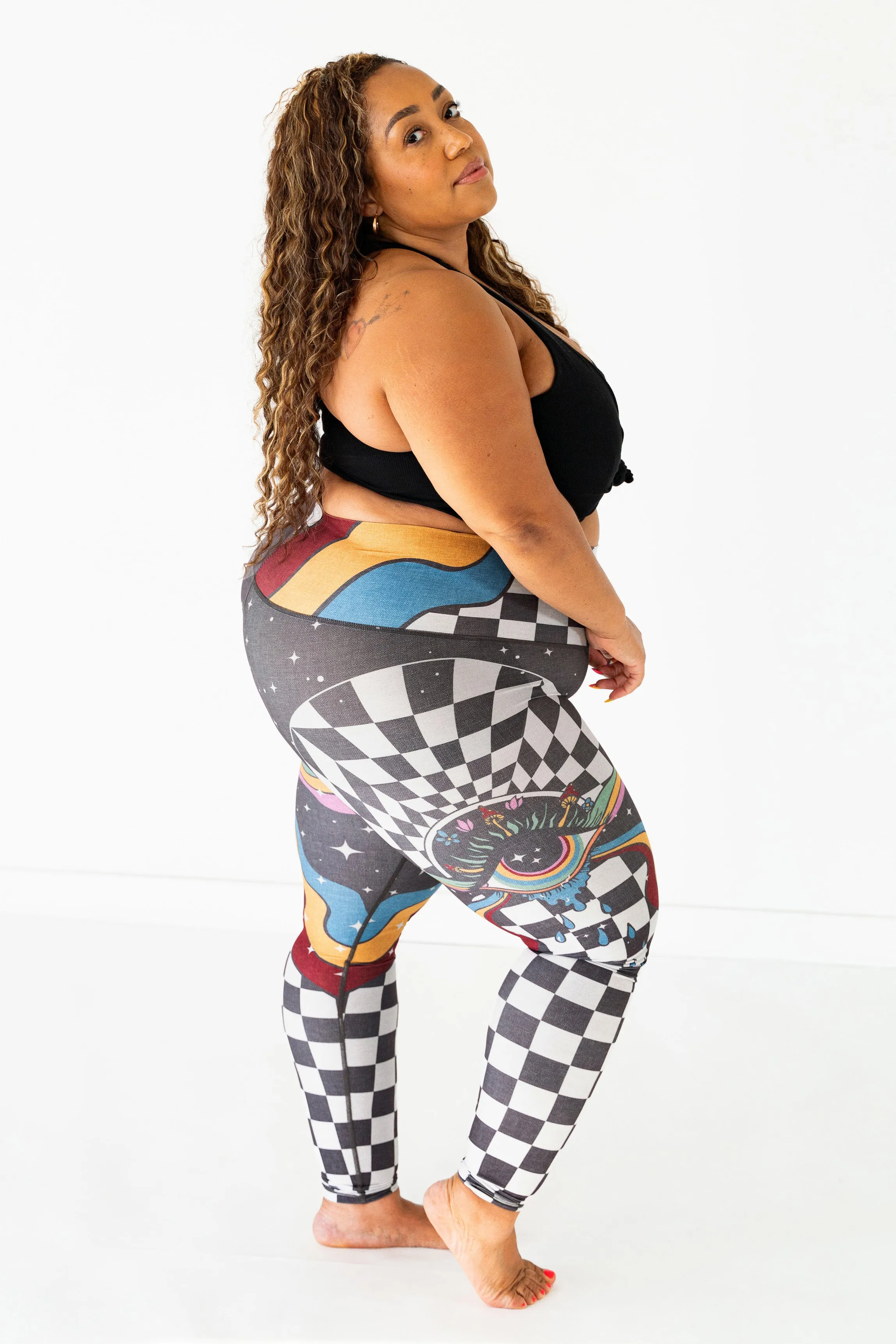 Portal Legging | Cabernet