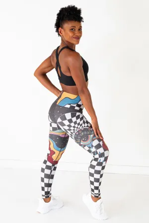 Portal Legging | Cabernet