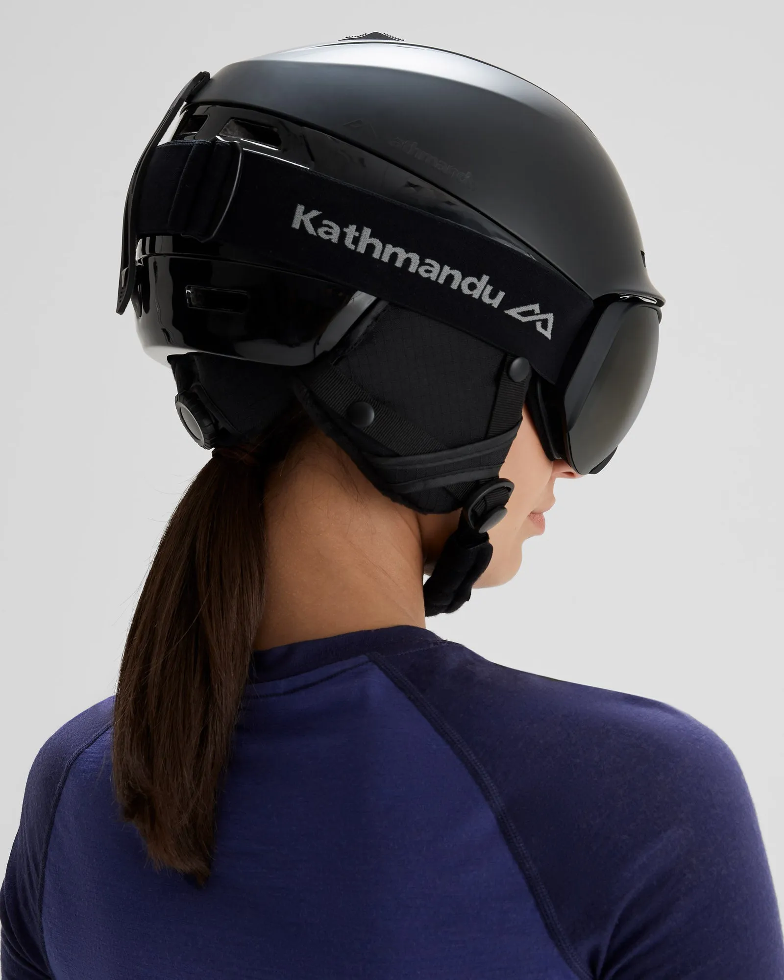 PWDR-Days Snow Helmet - Adults - Black Stingray