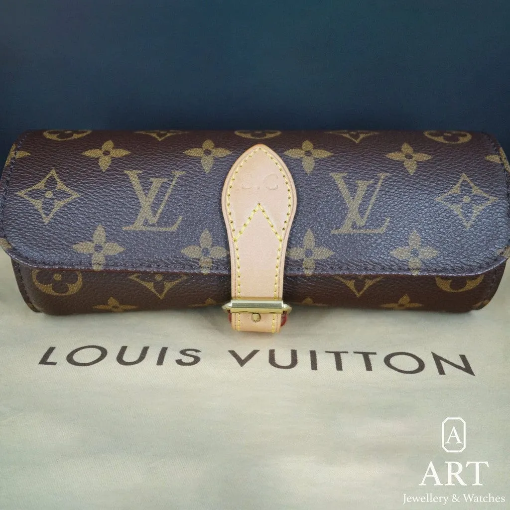 Rare Monogram 3 Watch Roll