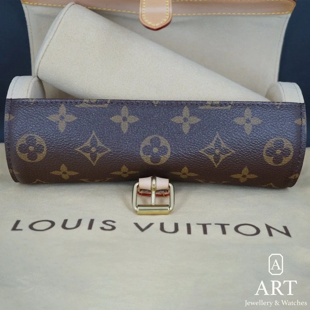 Rare Monogram 3 Watch Roll