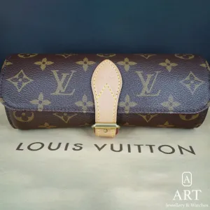 Rare Monogram 3 Watch Roll