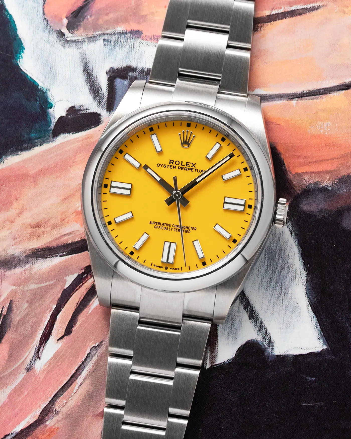 Rolex Oyster Perpetual 41 124300 Yellow
