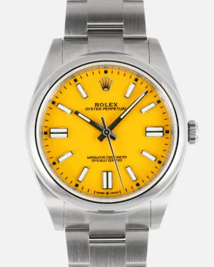Rolex Oyster Perpetual 41 124300 Yellow