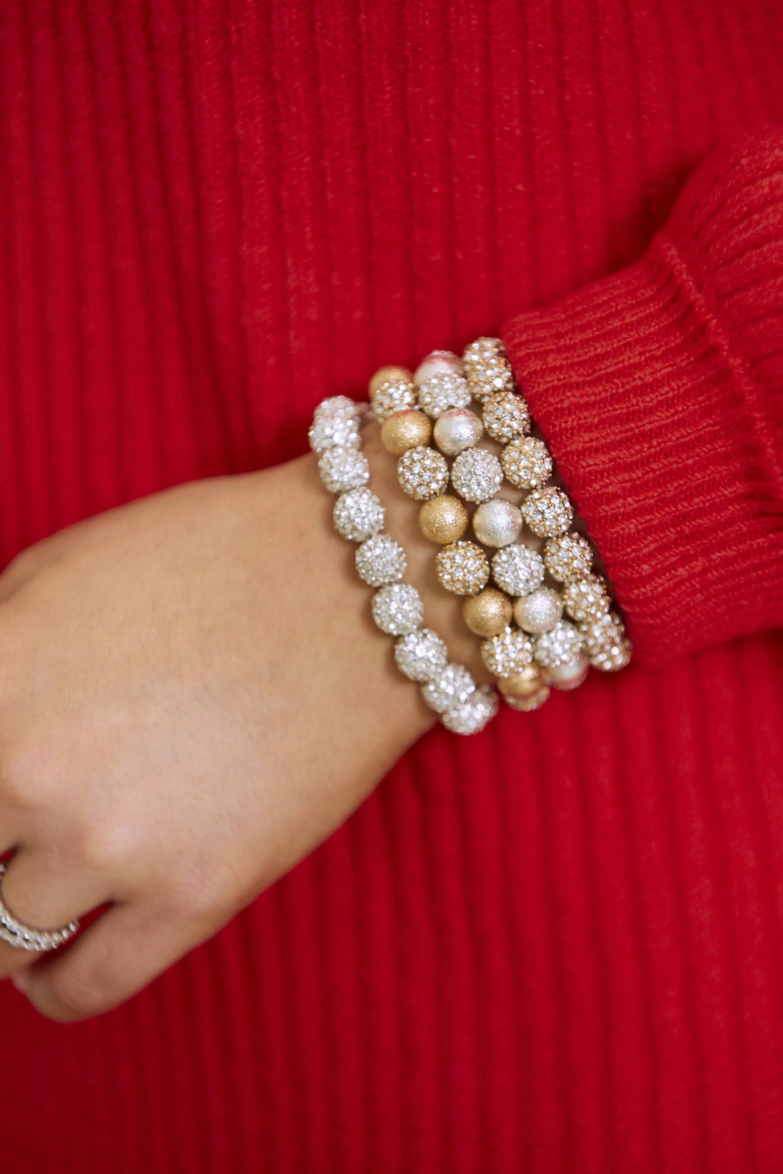 Say No More Ball Bracelet - Gold