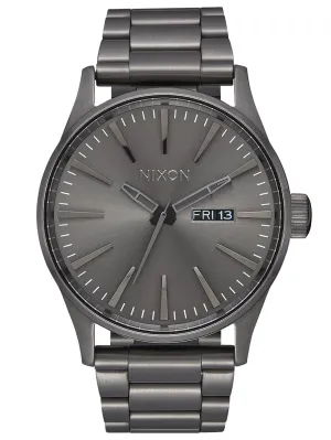 Sentry Stainless Steel All Gunmetal Watch