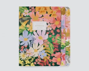 Set of 3 Marguerite Stitched Notebooks