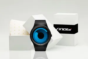 Sinobi Men's Rotational Watch Stainless Steel Mesh Strap
