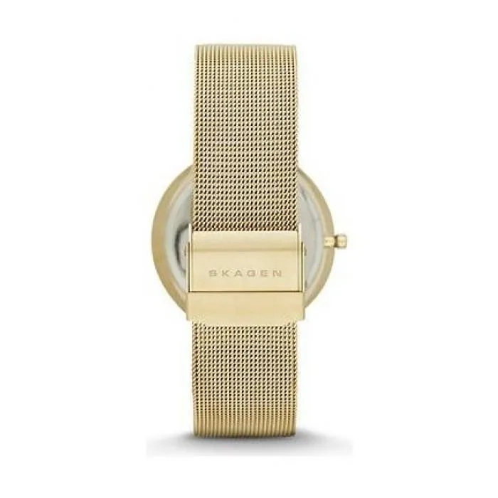 Skagen Leonora Gold Mesh Ladies Watch SKW2181