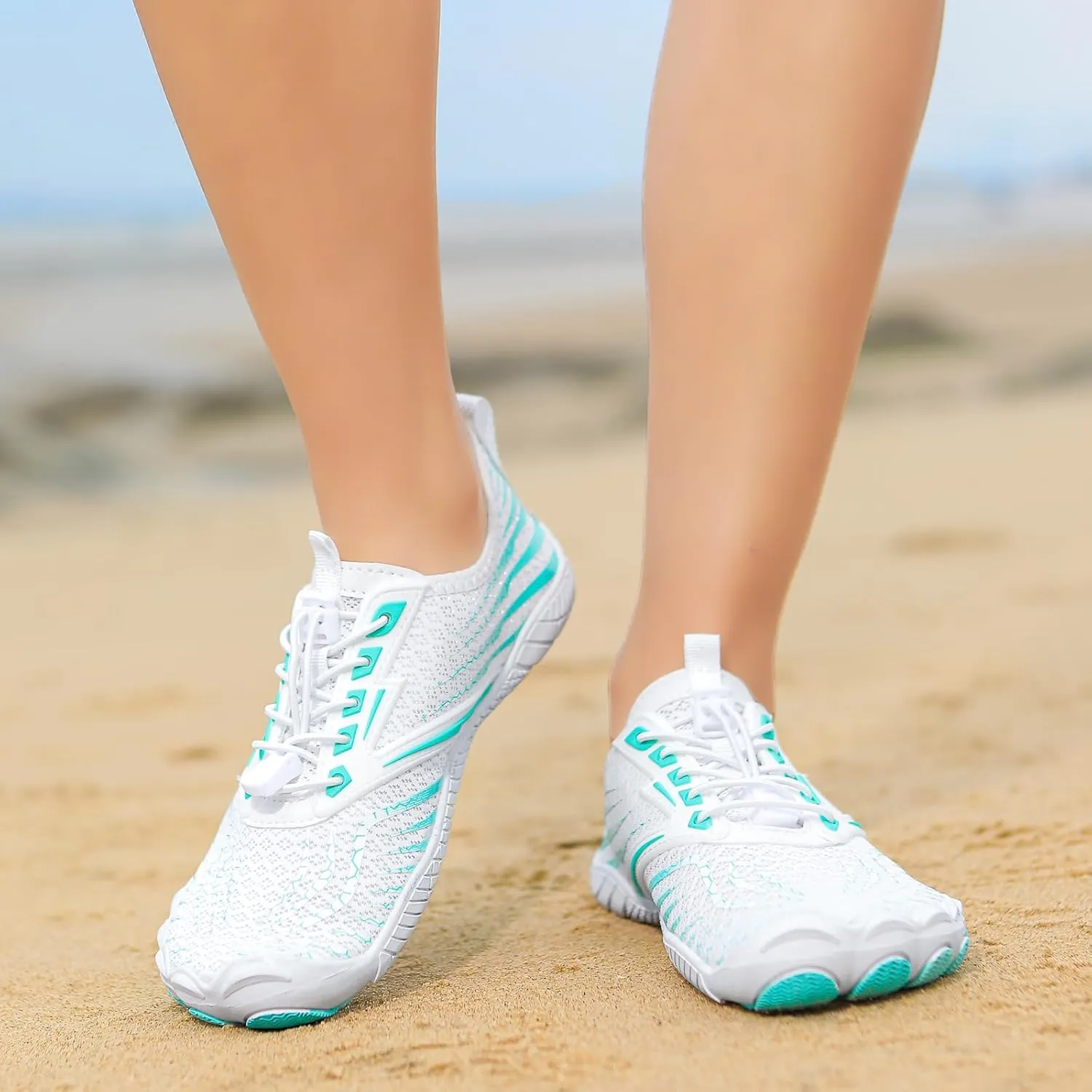 Smoneyful Hike Barefoot Shoes for Women and Men, Waterproof Trail Running Healthy and Non-Slip, Wide Toe Box, Unisex Outdoor Hiking Footwear