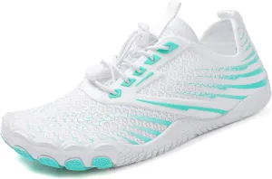 Smoneyful Hike Barefoot Shoes for Women and Men, Waterproof Trail Running Healthy and Non-Slip, Wide Toe Box, Unisex Outdoor Hiking Footwear