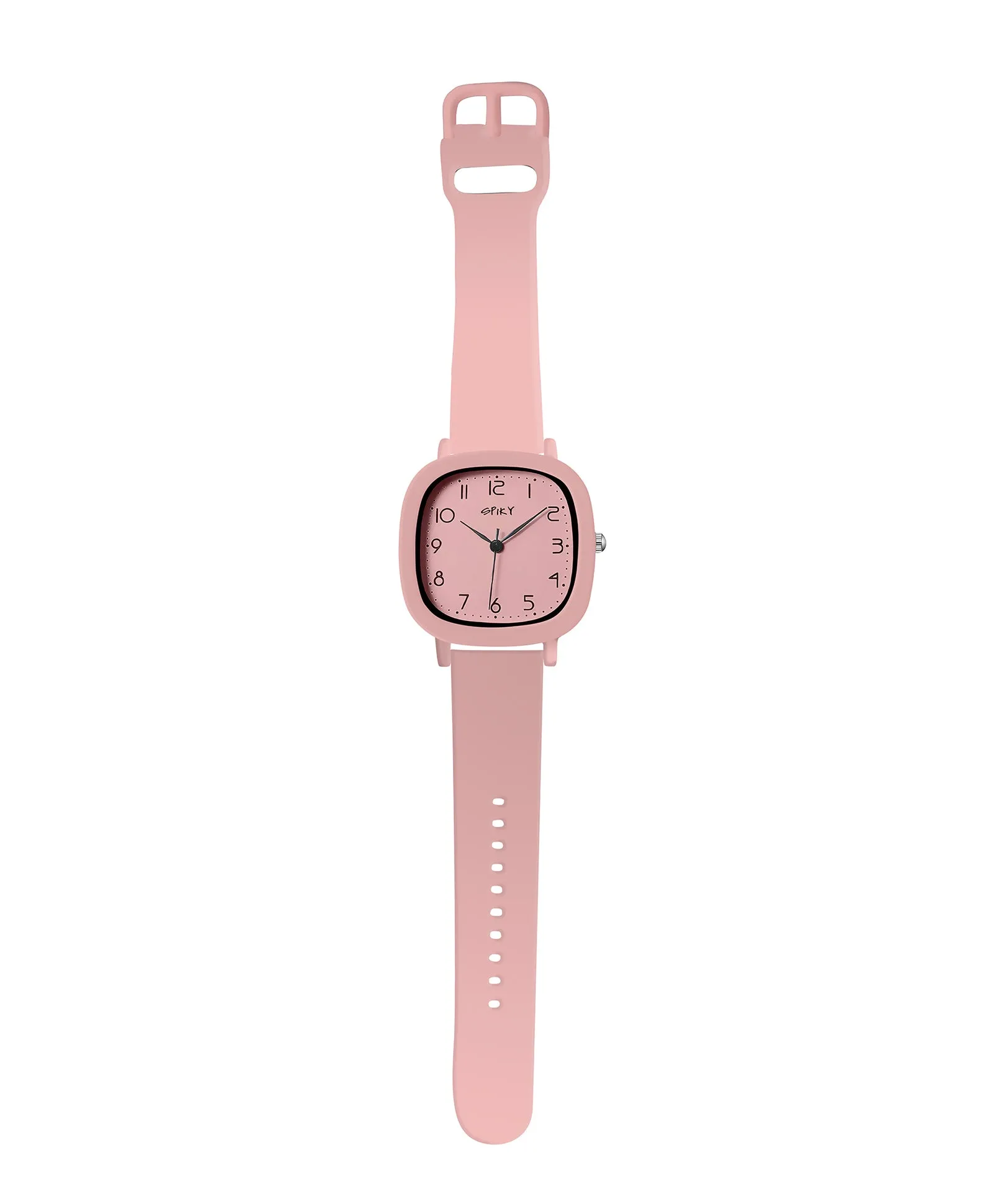 Spiky Eva19 Square Analog Watch for Kids - Red