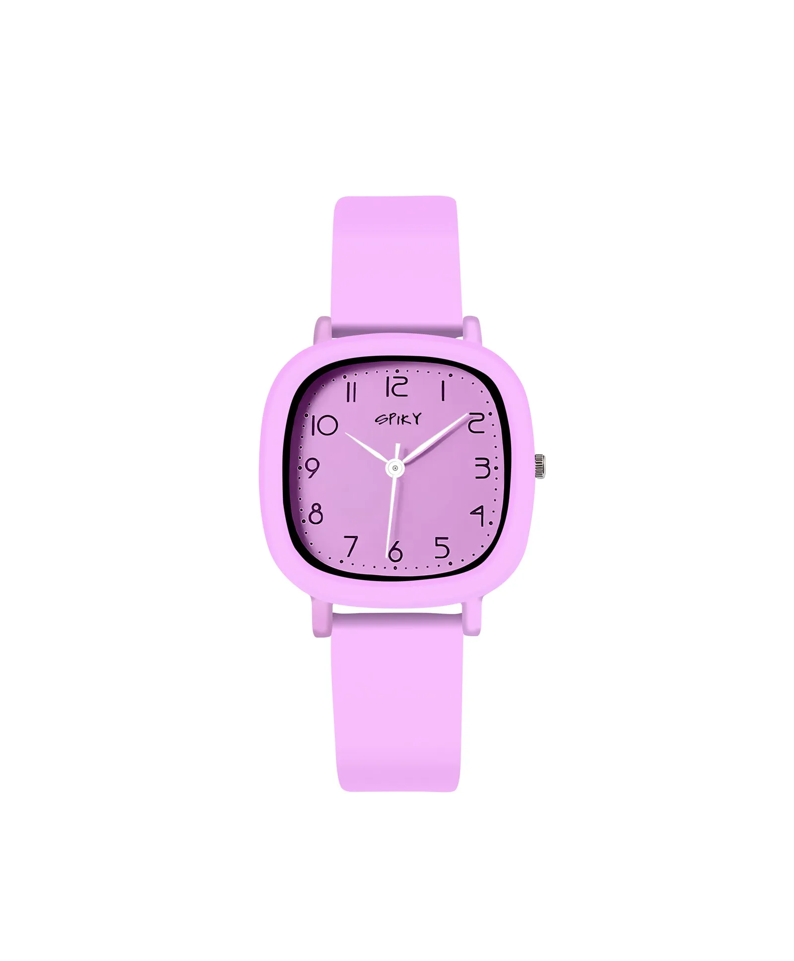 Spiky Eva19 Square Analog Watch for Kids - Red