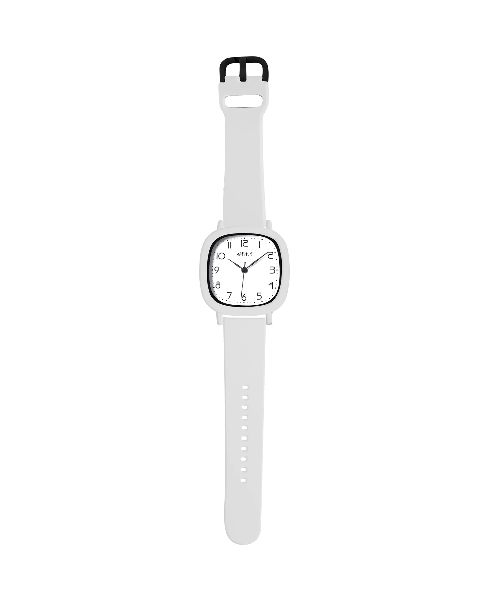 Spiky Eva19 Square Analog Watch for Kids - Red