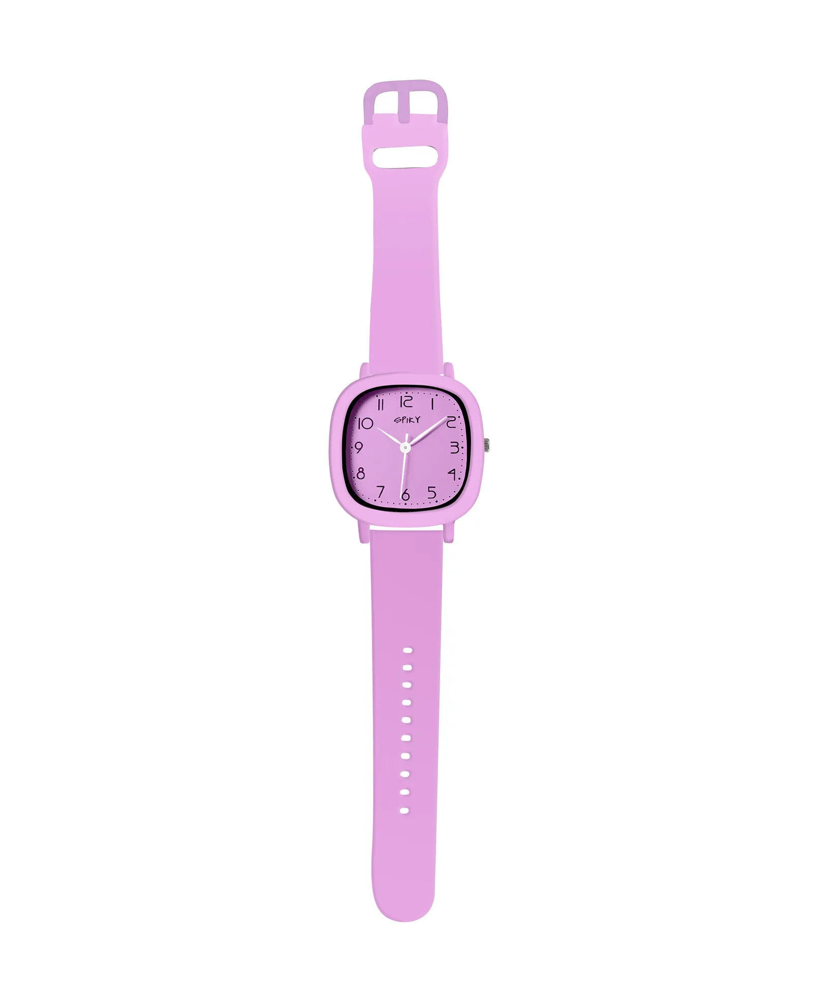 Spiky Eva19 Square Analog Watch for Kids - Red