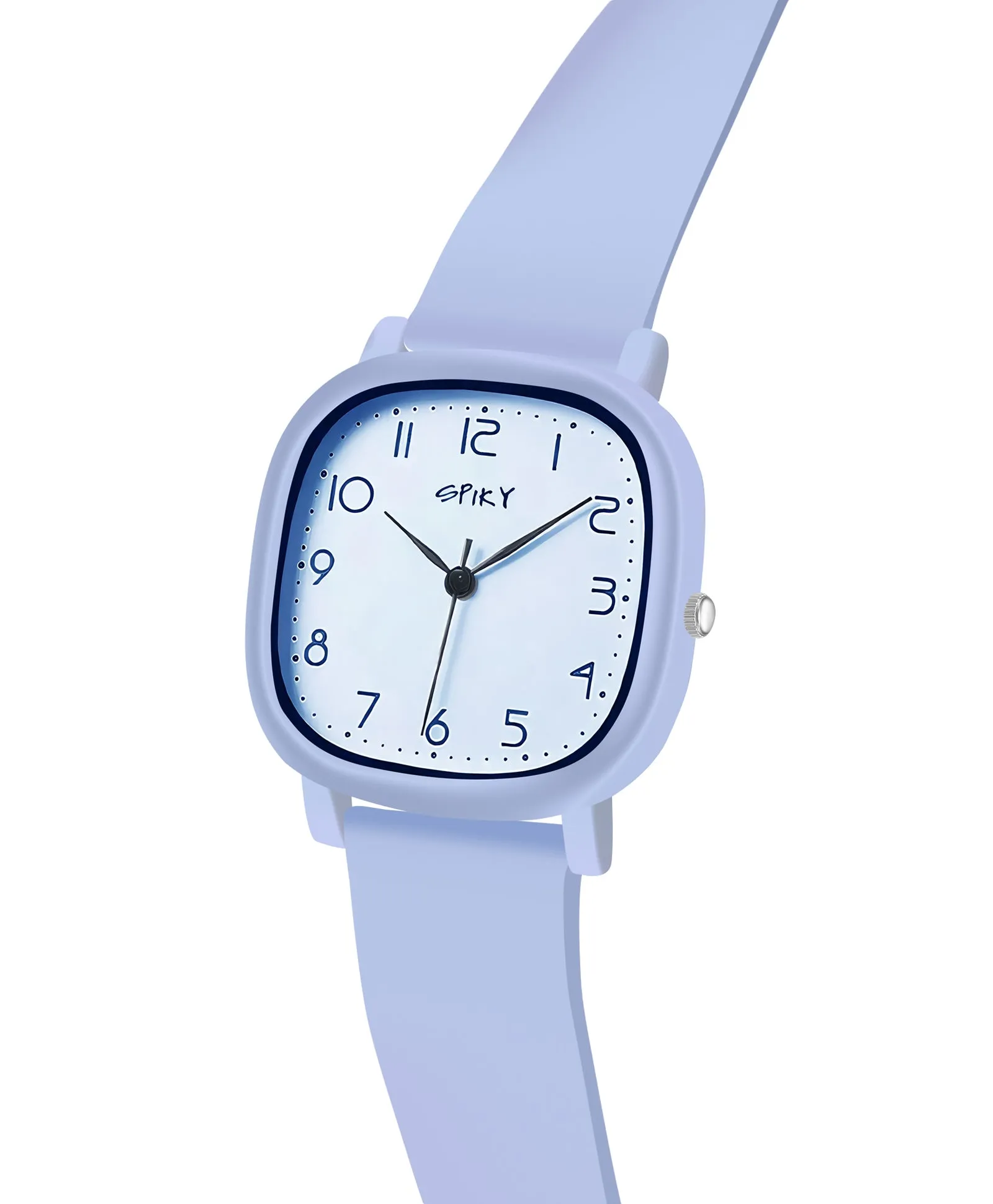 Spiky Eva19 Square Analog Watch for Kids - Red