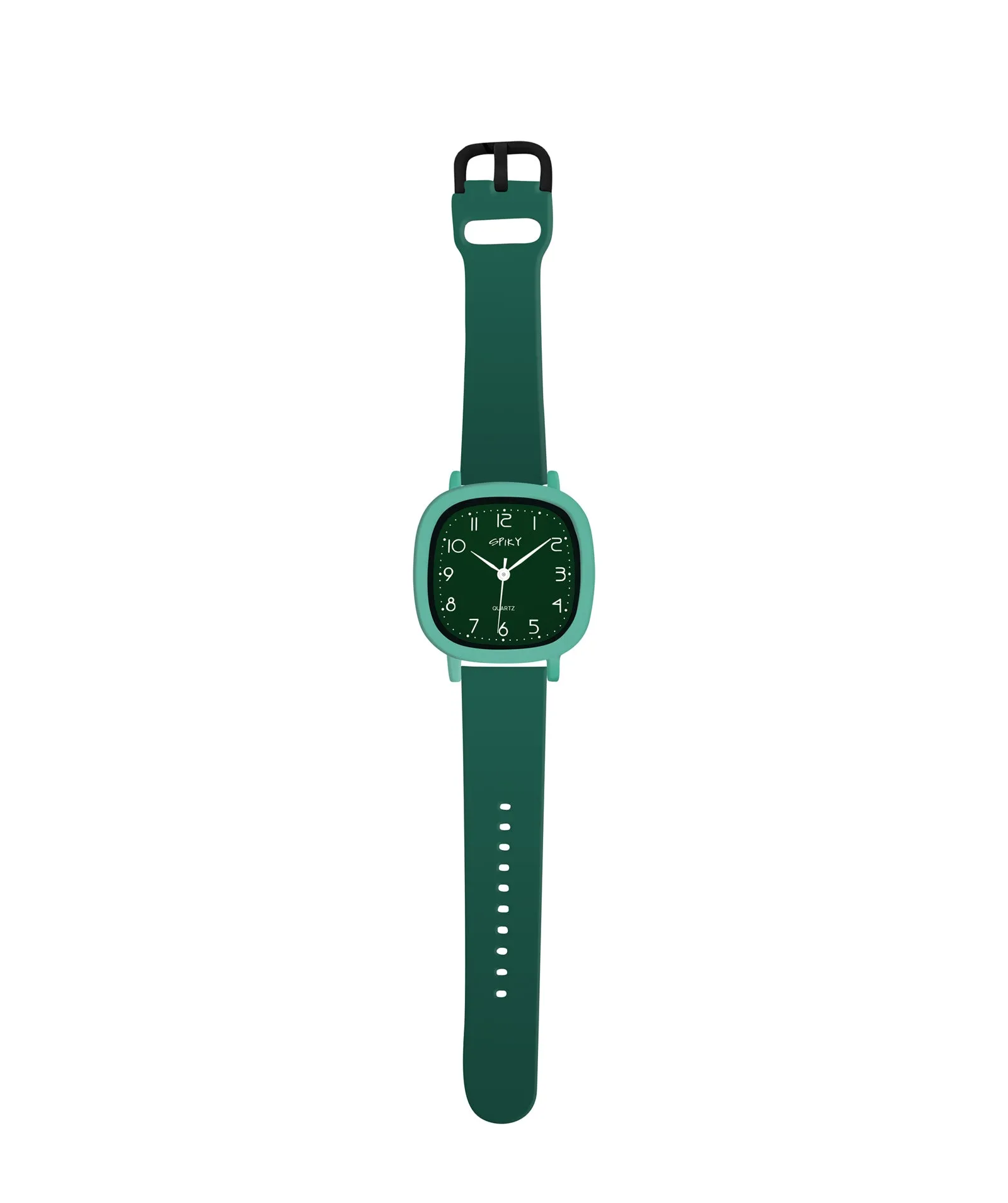 Spiky Eva19 Square Analog Watch for Kids - Red