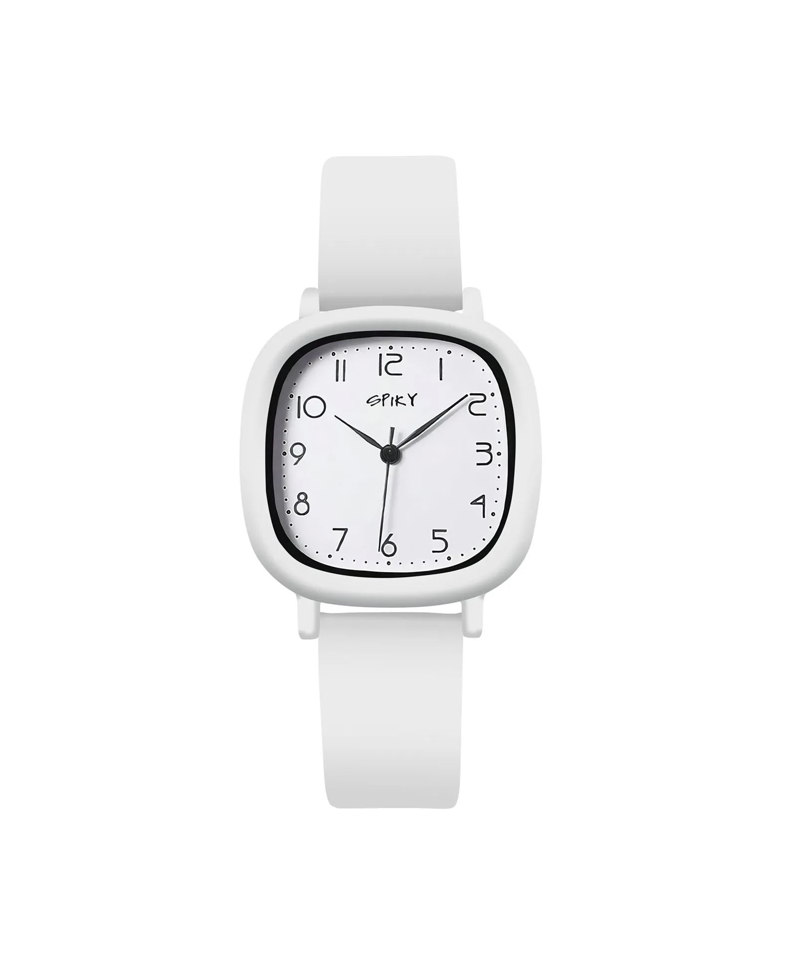 Spiky Eva19 Square Analog Watch for Kids - Red