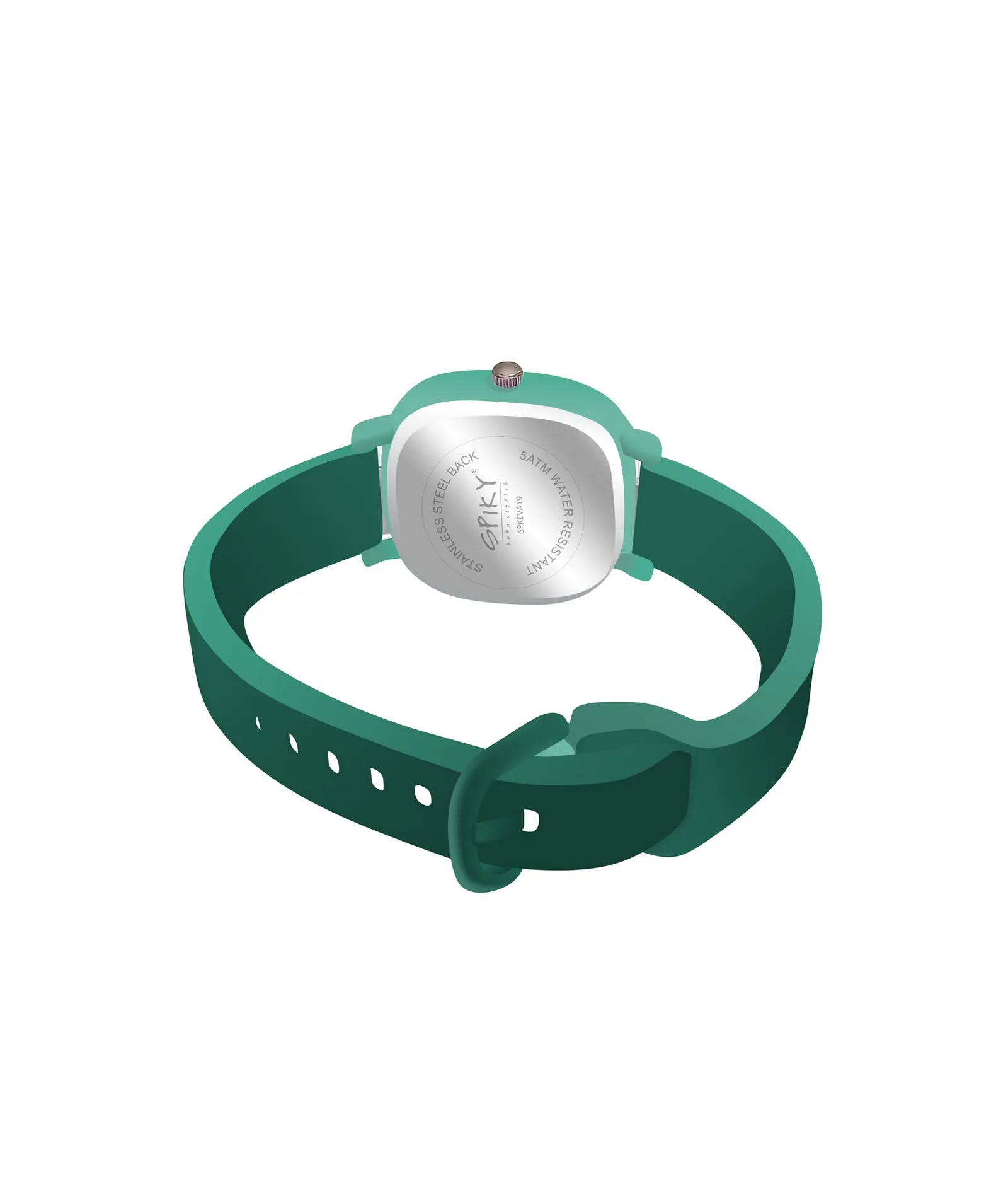 Spiky Eva19 Square Analog Watch for Kids - Red
