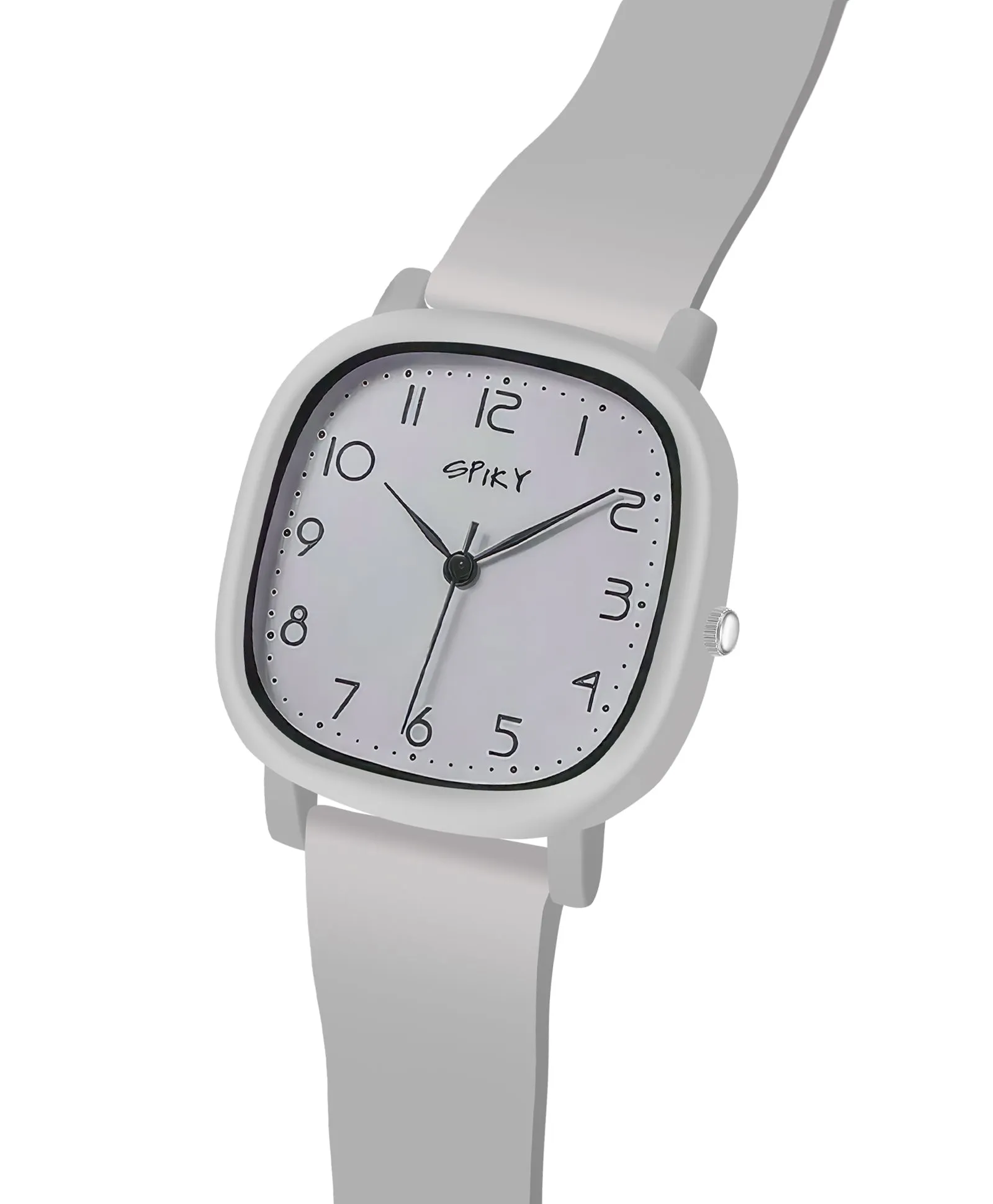 Spiky Eva19 Square Analog Watch for Kids - Red