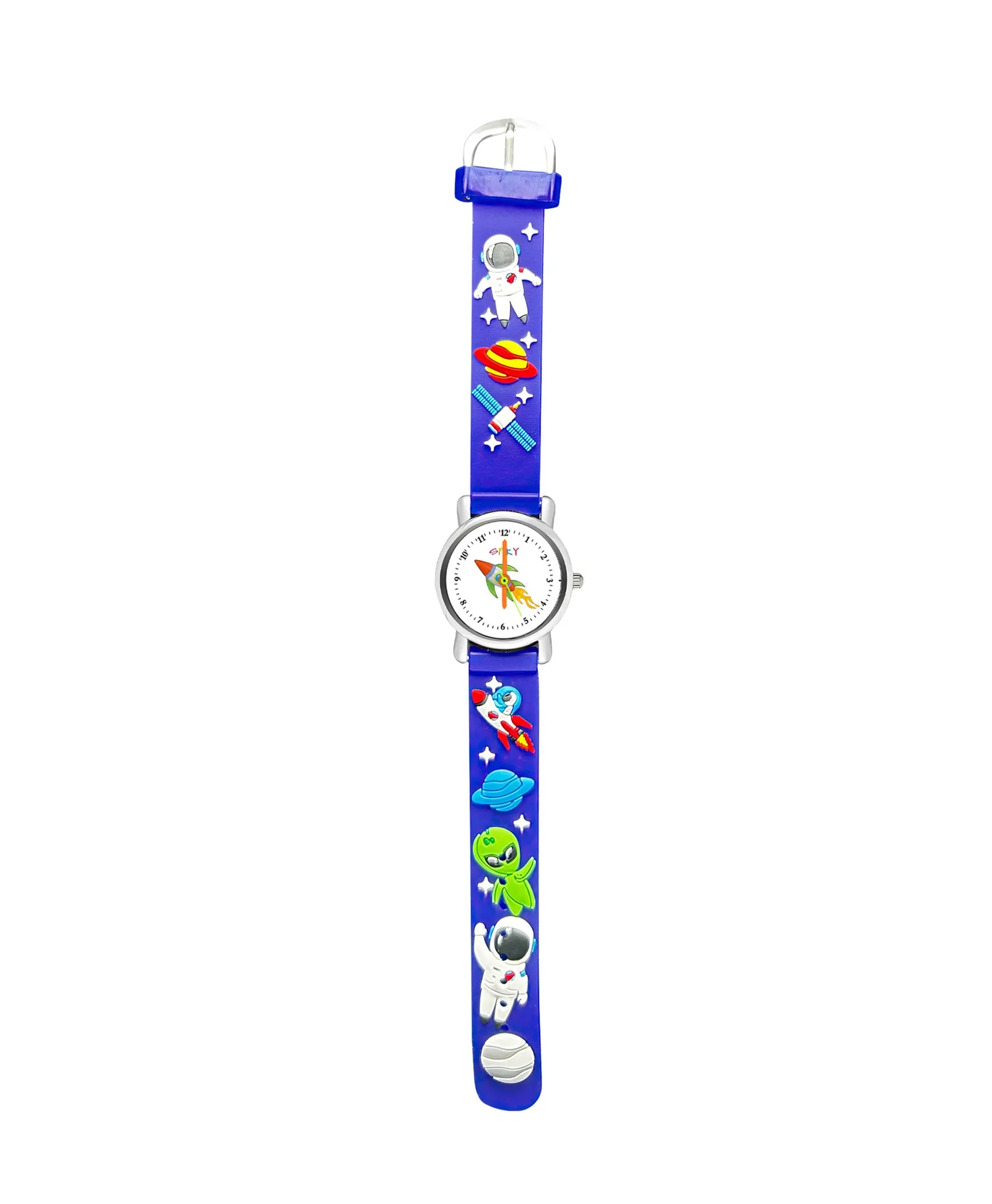 Spiky Round Unicorn Strap Analog Watch - Pink