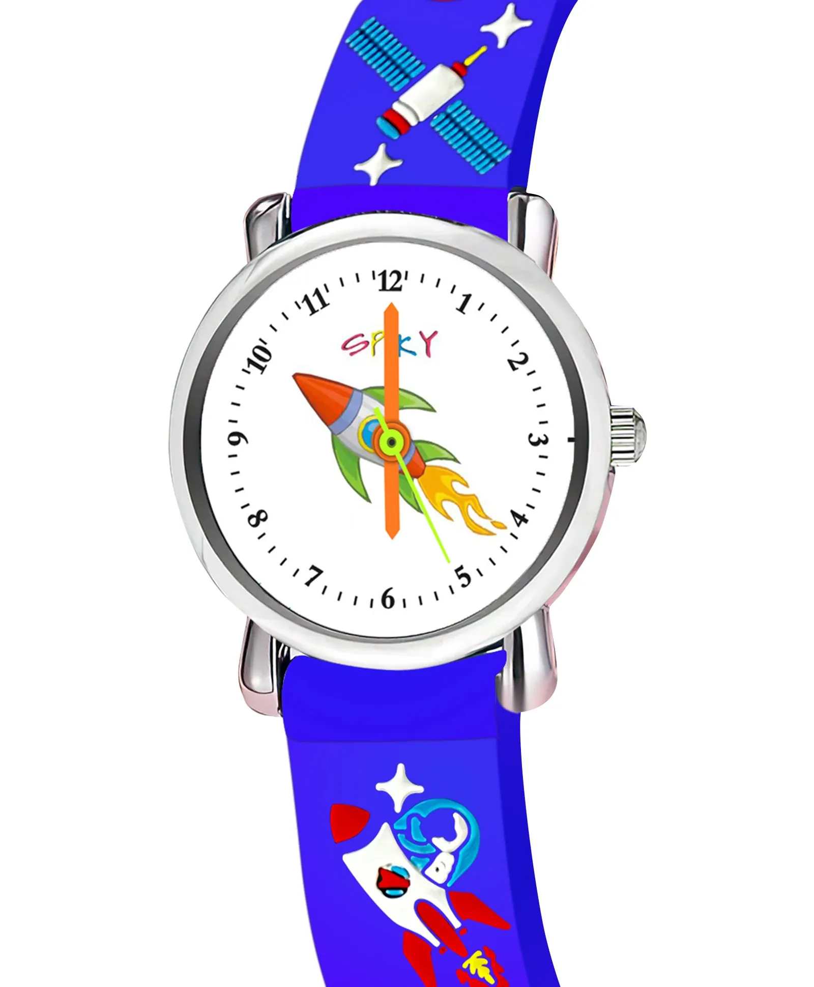 Spiky Round Unicorn Strap Analog Watch - Pink