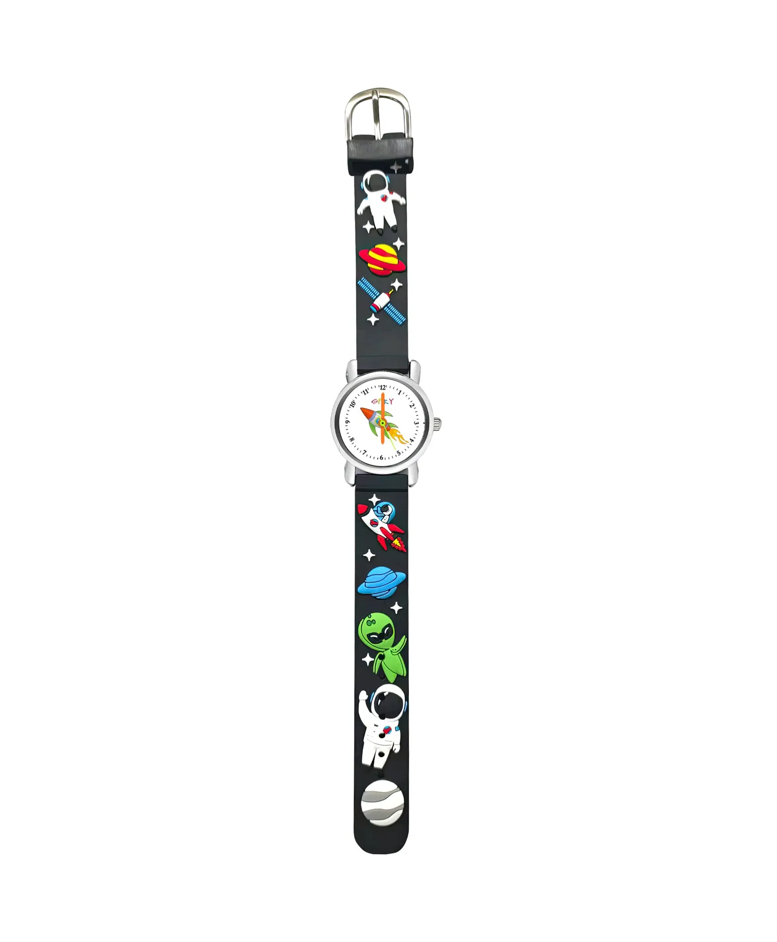Spiky Round Unicorn Strap Analog Watch - Pink