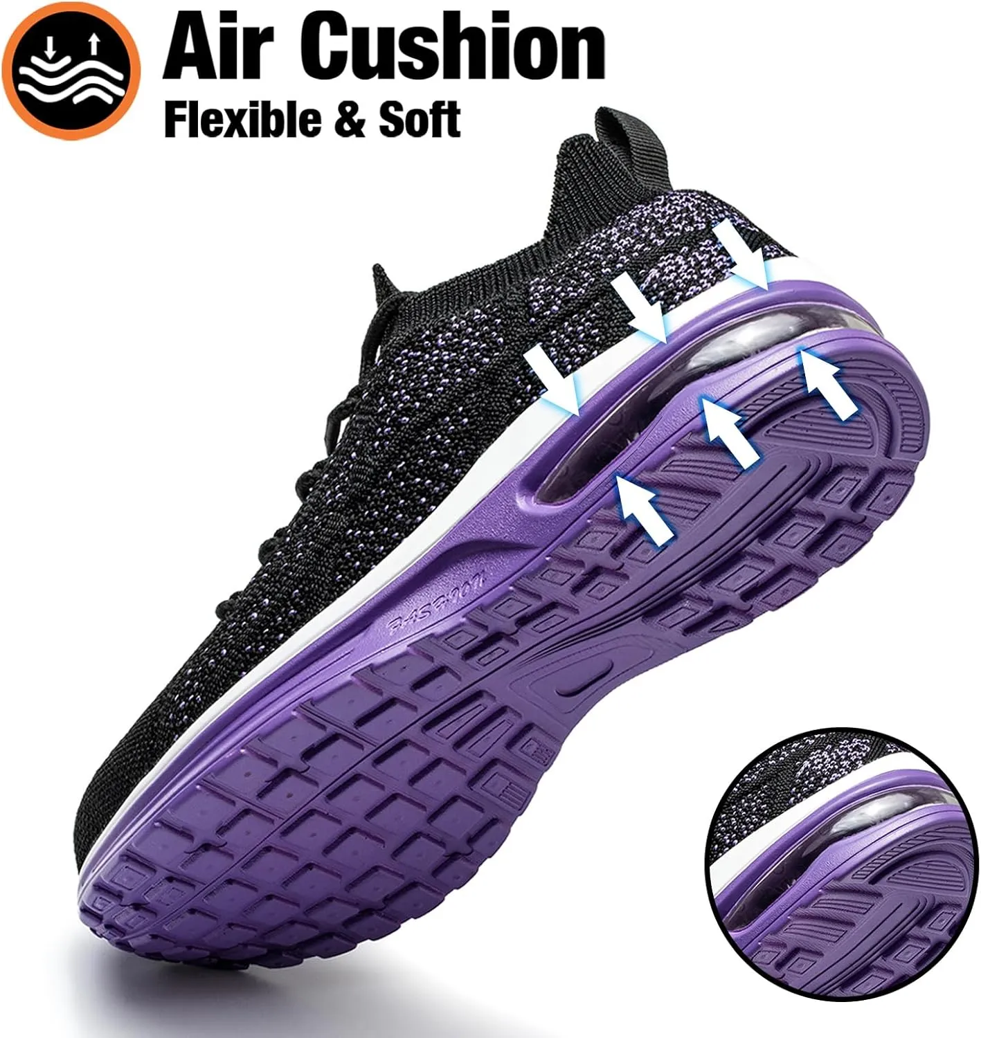 Steel Toe Shoes for Women Breathable Work Safety Sneakers Lightweight Comfortable Tennis Shoe Composite Toe Indestructible Shoes