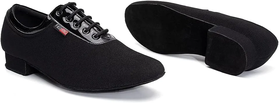 SWDZM Mens Latin Dance Shoes Breathable Ballroom Salsa Modern Tango Practice Dance Shoes