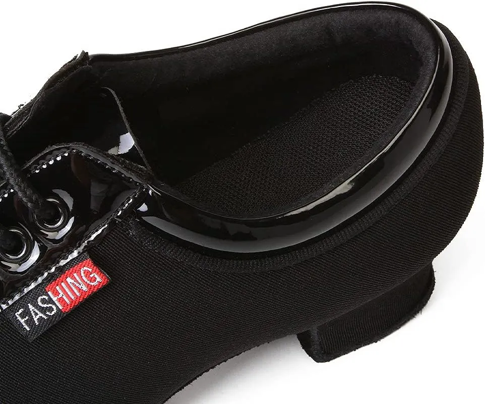 SWDZM Mens Latin Dance Shoes Breathable Ballroom Salsa Modern Tango Practice Dance Shoes
