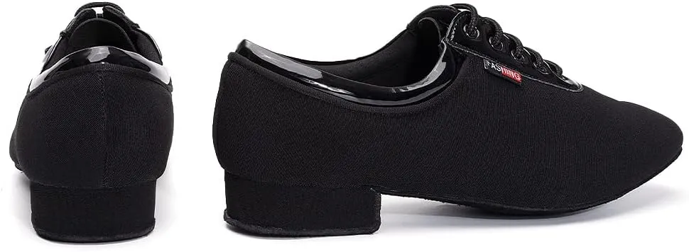 SWDZM Mens Latin Dance Shoes Breathable Ballroom Salsa Modern Tango Practice Dance Shoes