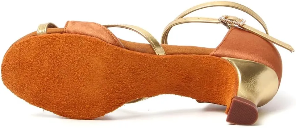 SWDZM Women's Ballroom Dance Shoes Comfortable Latin Salsa Professional Practice Dancing Shoes