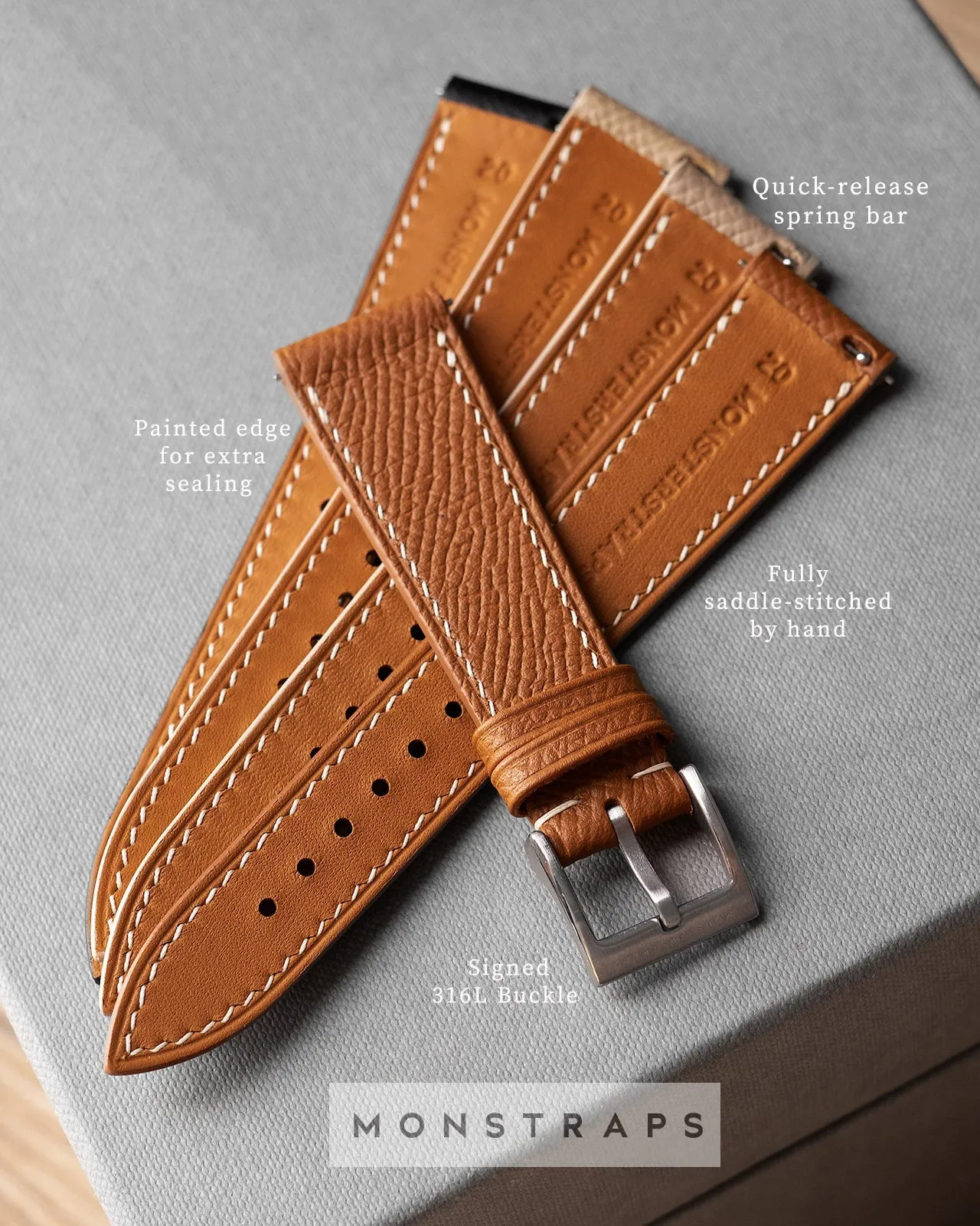 Swift Leather Strap (Black)