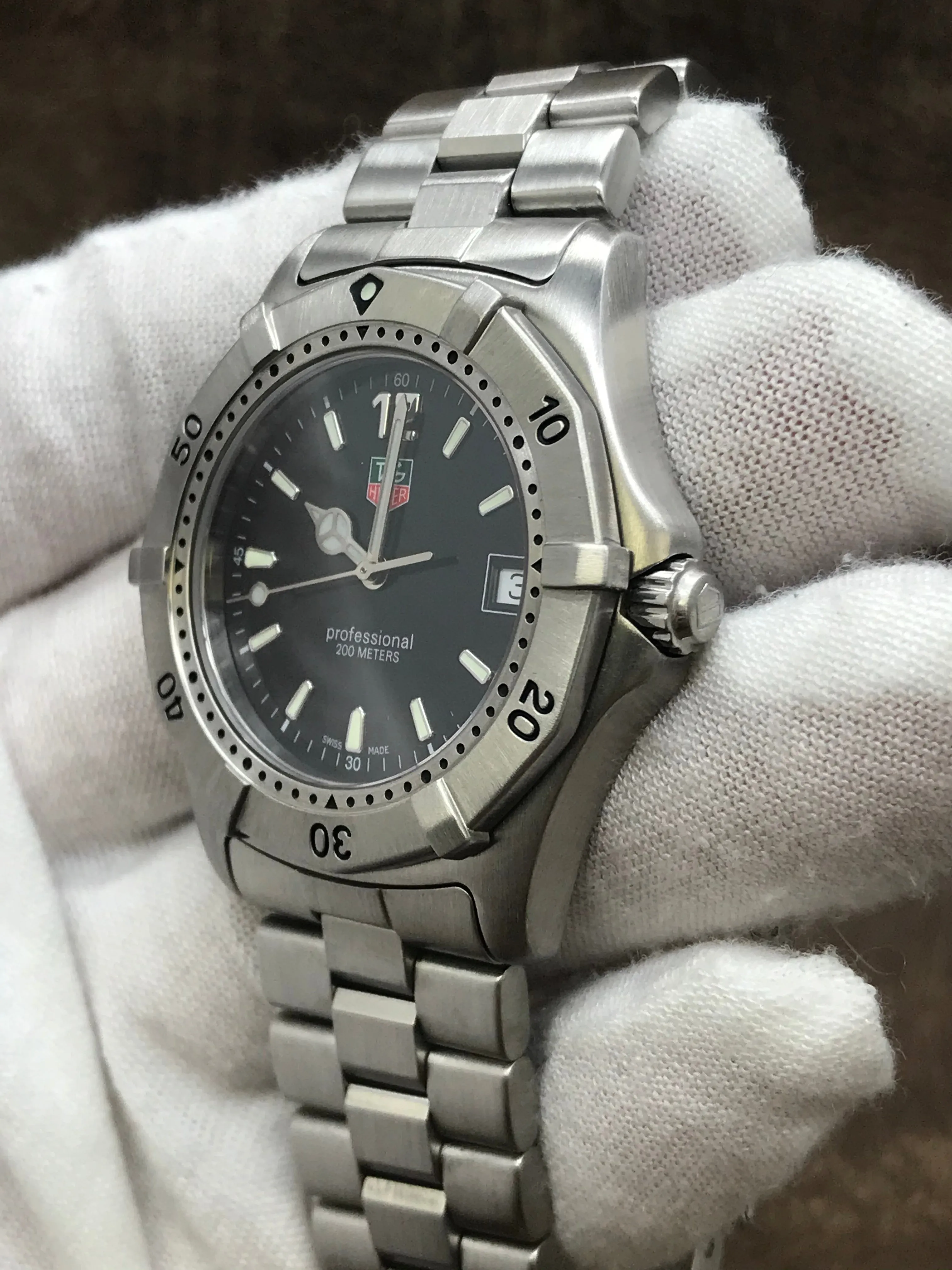 TAG Heuer Series 2000 WK1110-0 Black Dial Quartz Watch