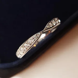 Tapered Stacking Band with Accents