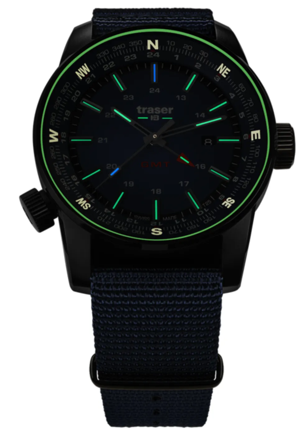 TH3 Watch P68 Pathfinder GMT Blue