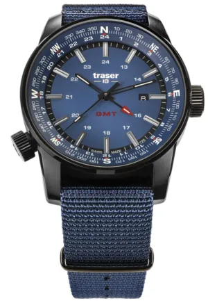 TH3 Watch P68 Pathfinder GMT Blue