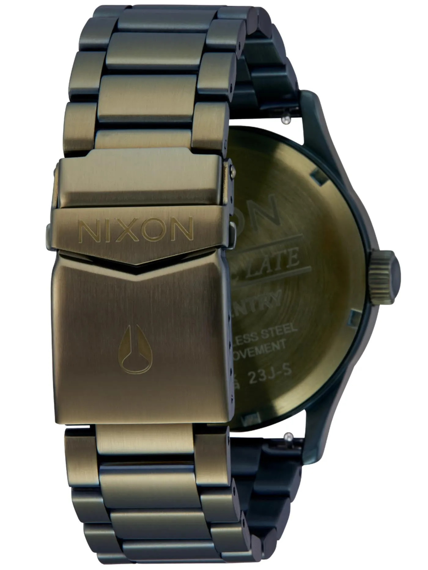 The Sentry Stainless Steel Dark Olive/Black Watch