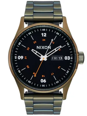 The Sentry Stainless Steel Dark Olive/Black Watch
