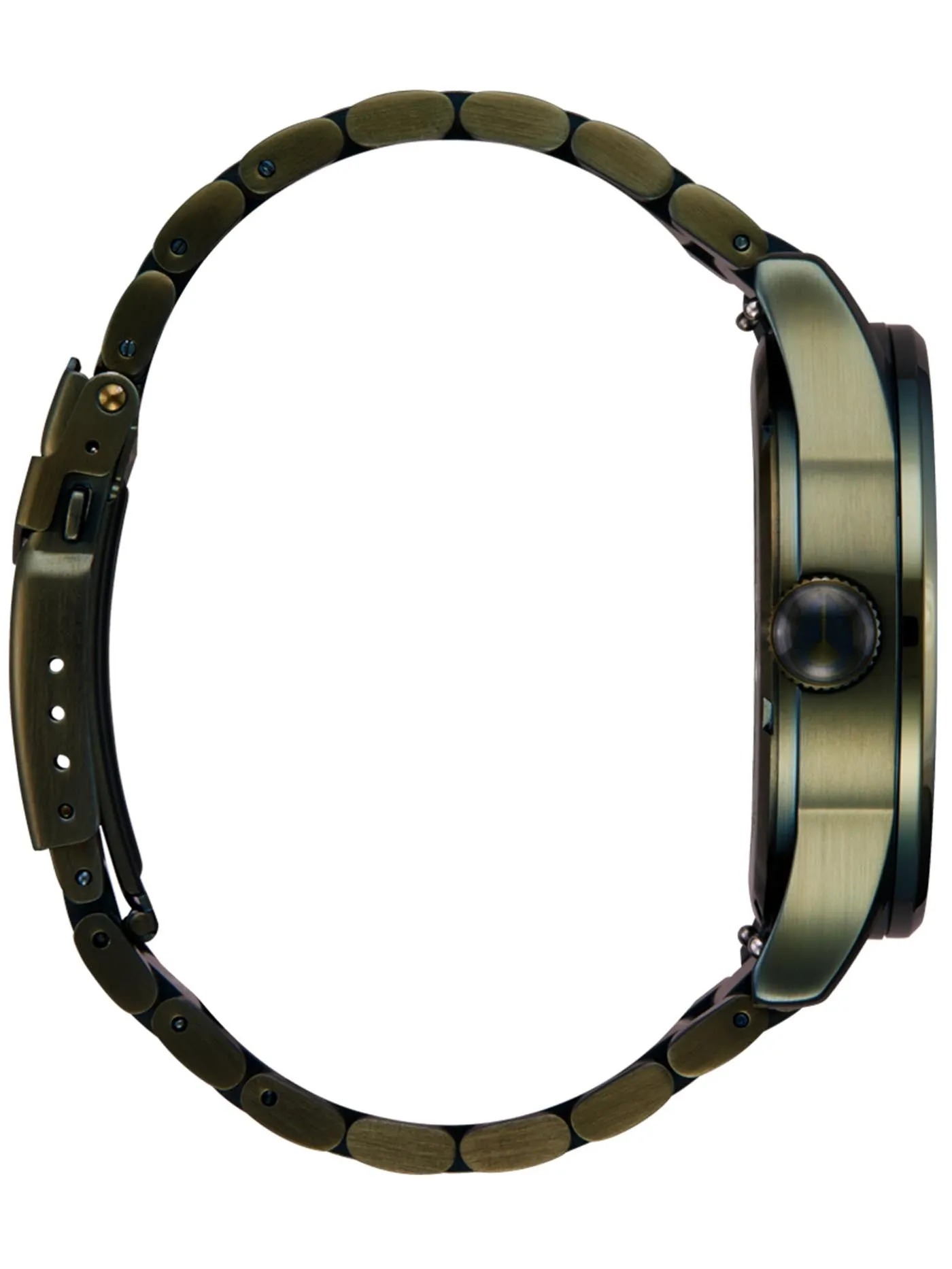 The Sentry Stainless Steel Dark Olive/Black Watch