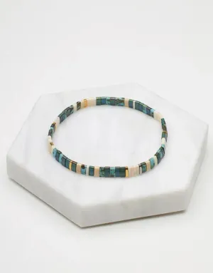 Tile Bracelet - Olive