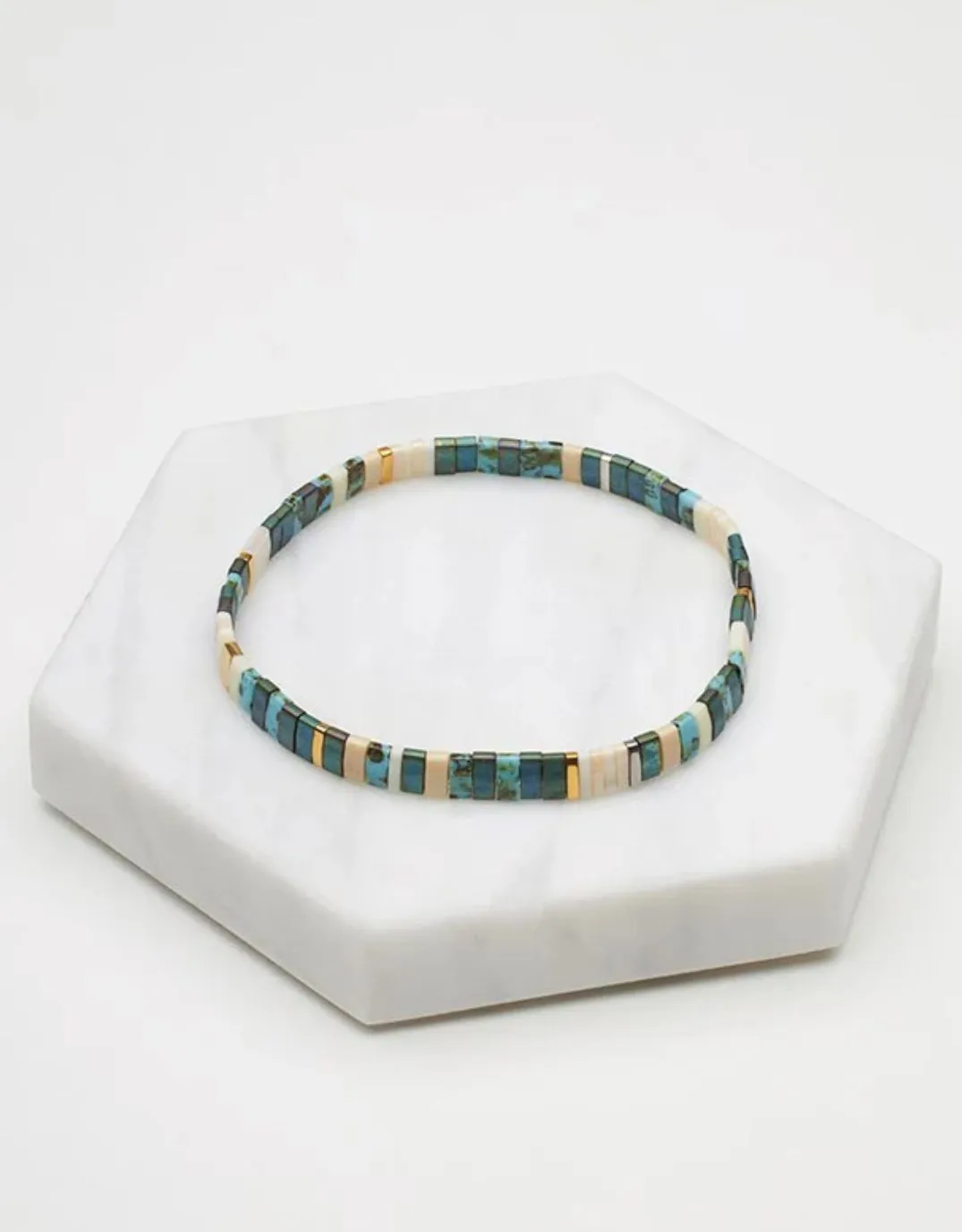 Tile Bracelet - Olive