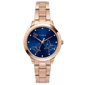 Timex Blue Dial Women Analog Watch - TW000T631