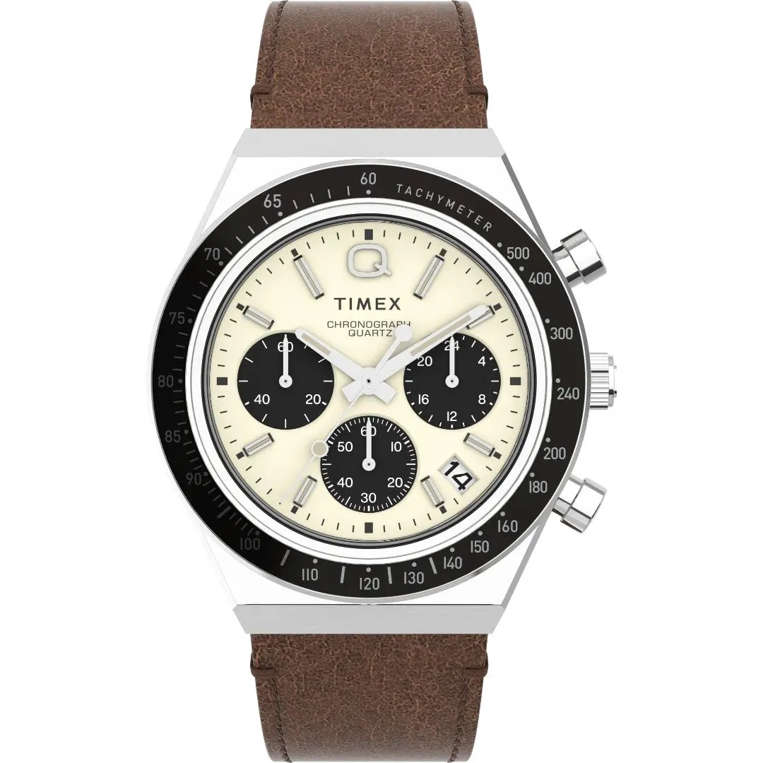 Timex Gents Q Cream Watch TW2V42800