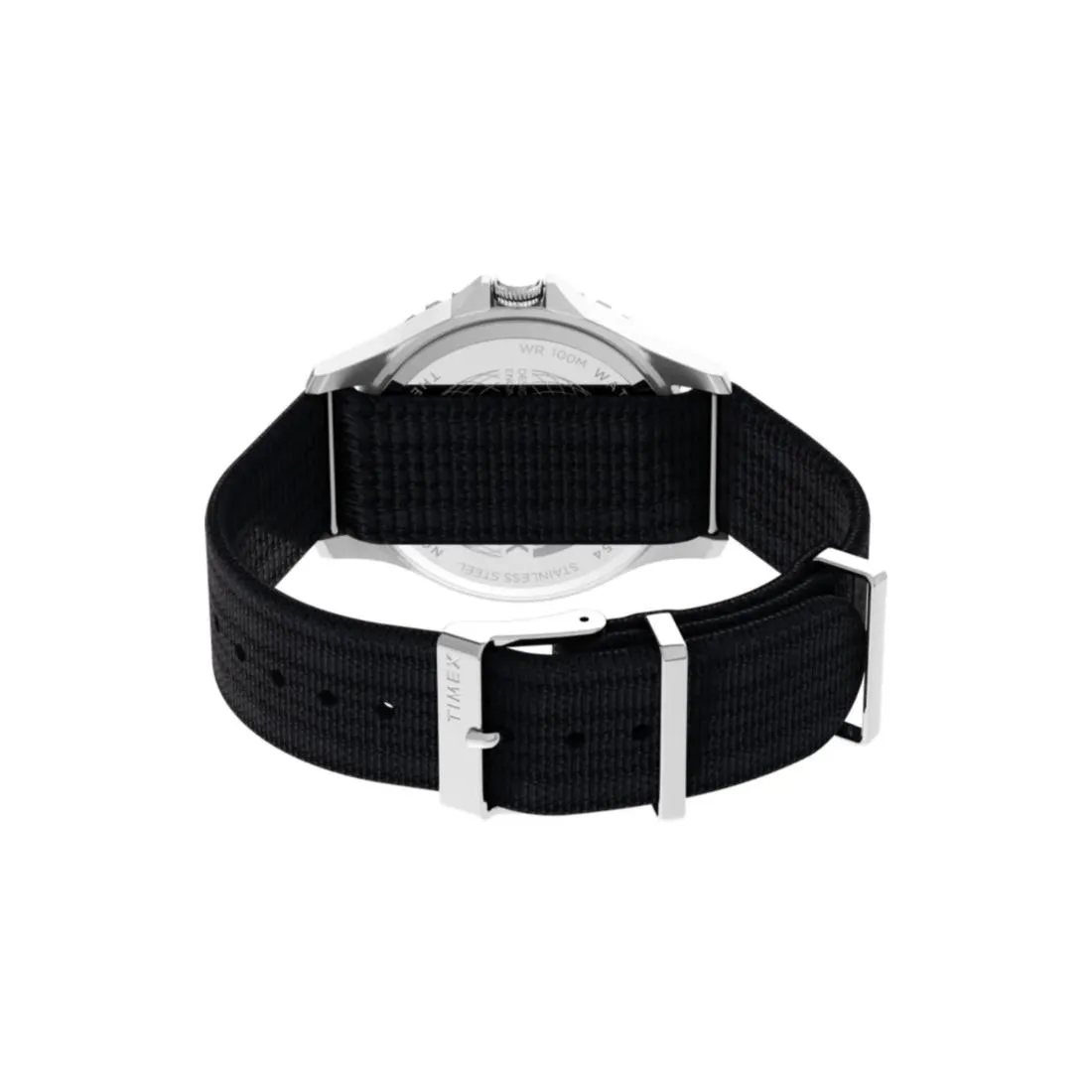Timex Men 41 mm Size Navy Dial Fabric Strap Analog Watch- TW2T75400